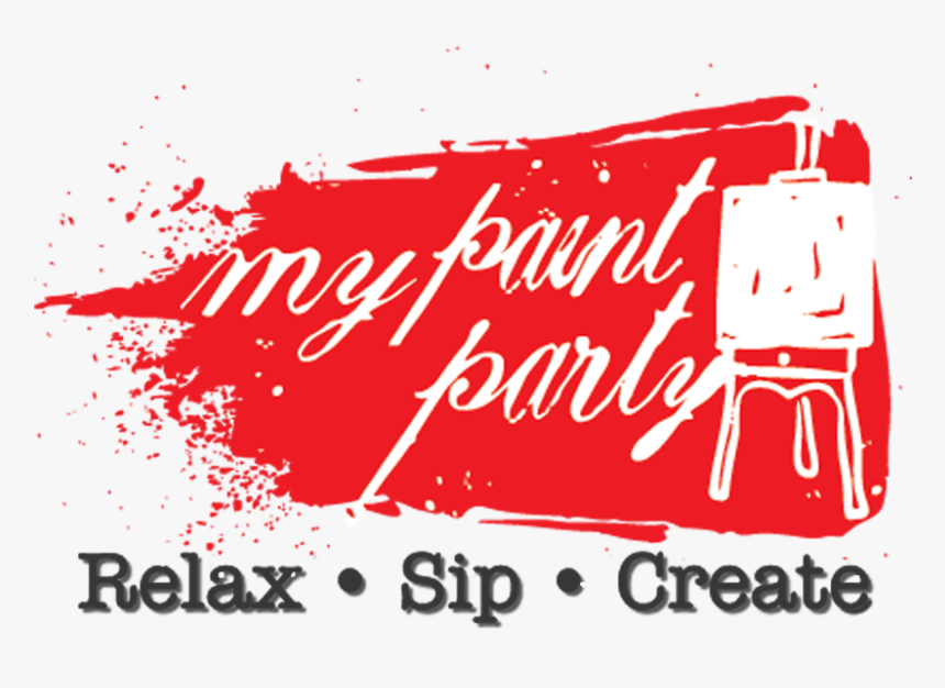 Mypaintparty Logo-web2 - Graphic Design, HD Png Download