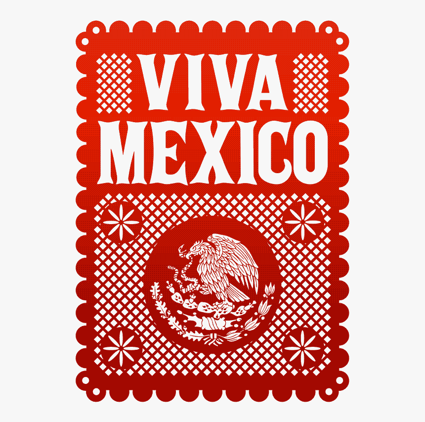 Papel Picado Viva Mexico Vector, HD Png Download