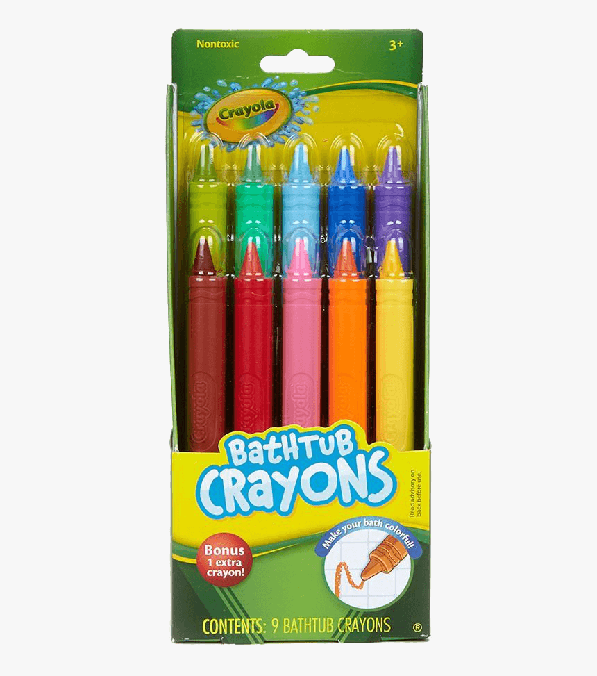 Crayola Bathtub Set - Crayola Bath Crayons, HD Png Download