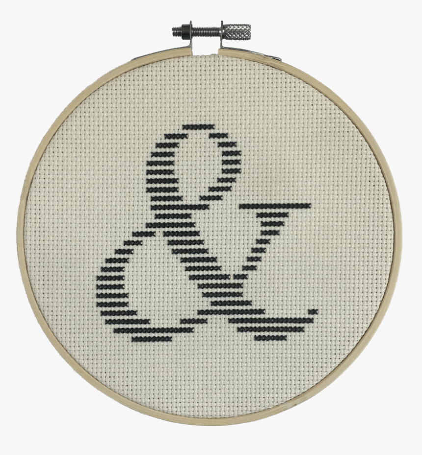 Ampersand Designed For Cross Stitch - Cross-stitch, HD Png Download