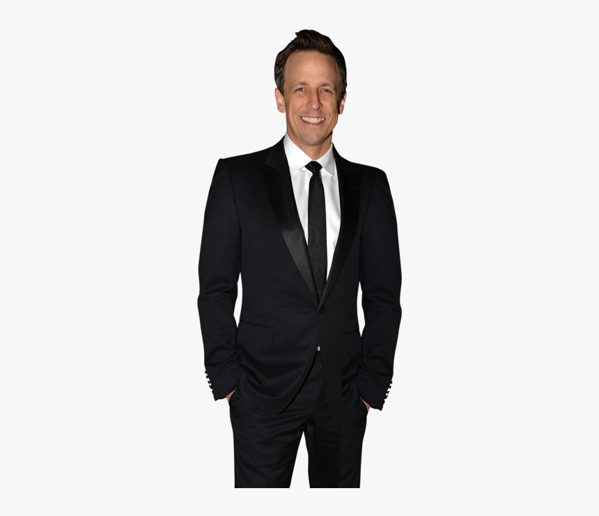 Seth Meyers And Alexi Ashe Attend The American Museum - Tuxedo, HD Png Download