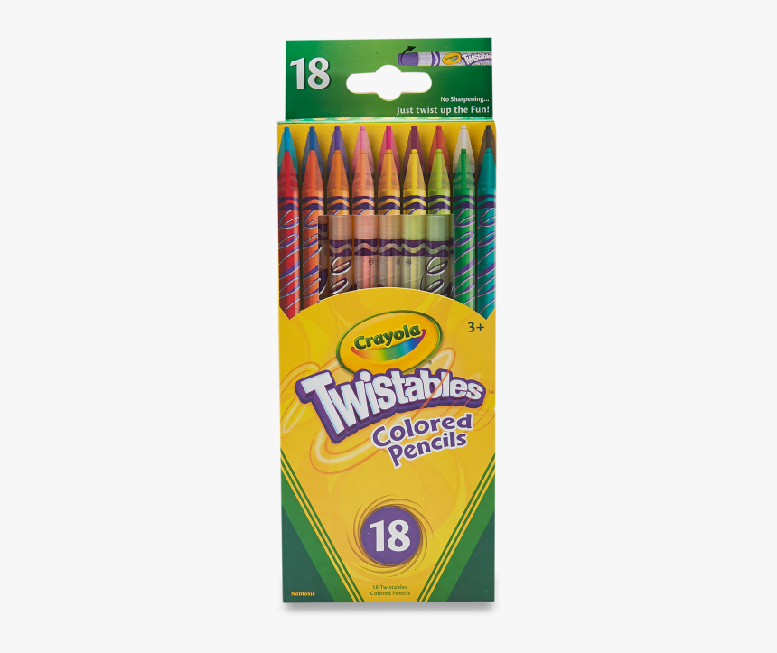 Colored Pencils Png - Twistable Crayons, Transparent Png
