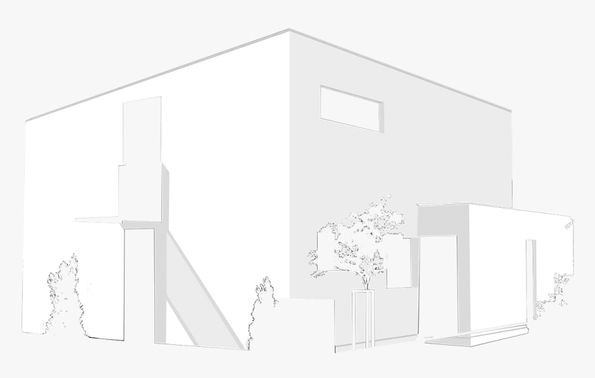Transparent Modern House Silhouette House, HD Png Download