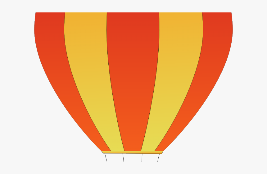 Single Clipart Hot Air Balloon - Hot Air Balloon Clip Art, HD Png Download