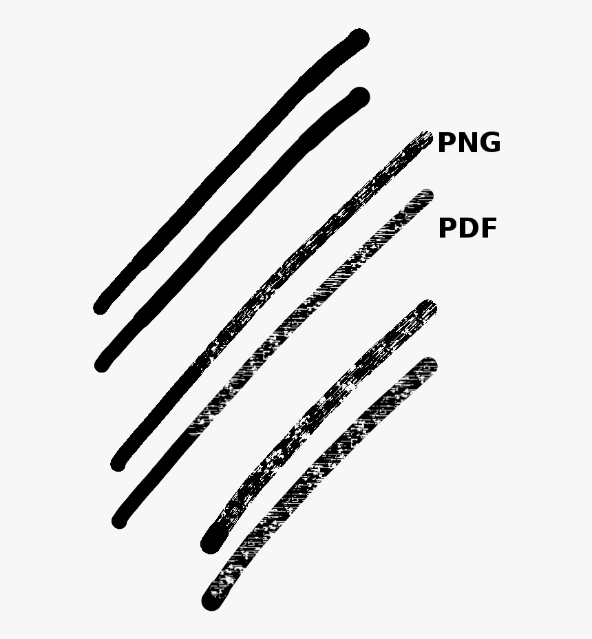 Pdf Export Bug - Black Line Stroke Png, Transparent Png