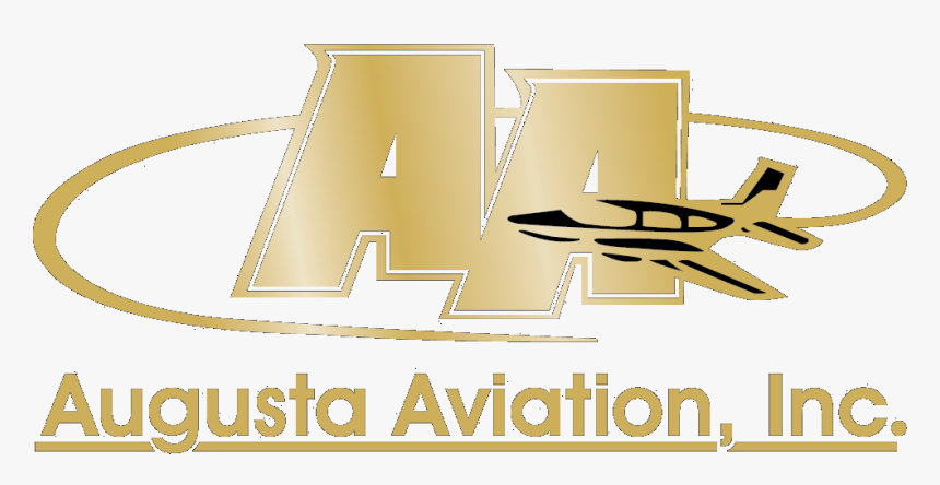 Aainc Logo Gold Only With Black In Plane Png - Monoplane, Transparent Png