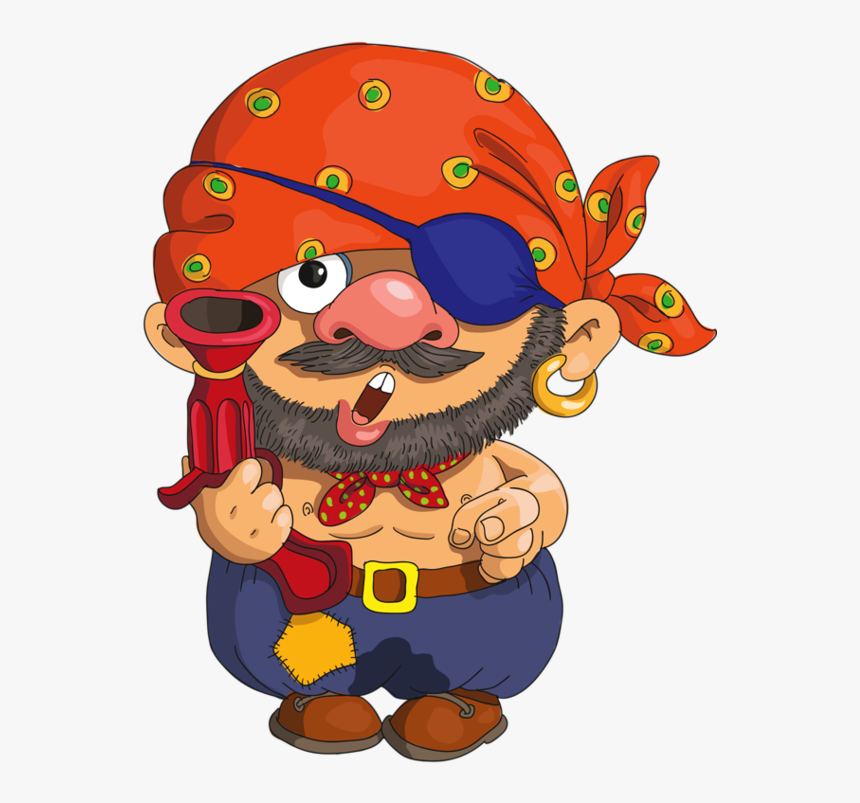 Transparent Pirate Face Png - Illustration, Png Download