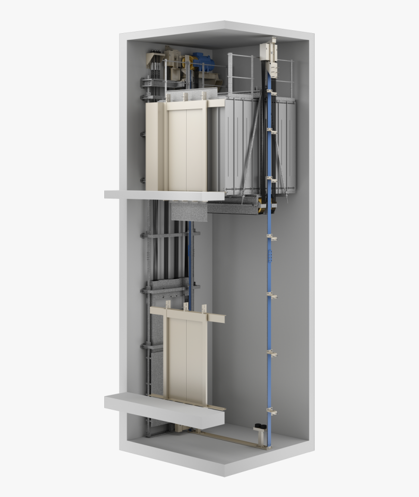 Elevator Atlas Super Gigas Axonometric - Cupboard, HD Png Download