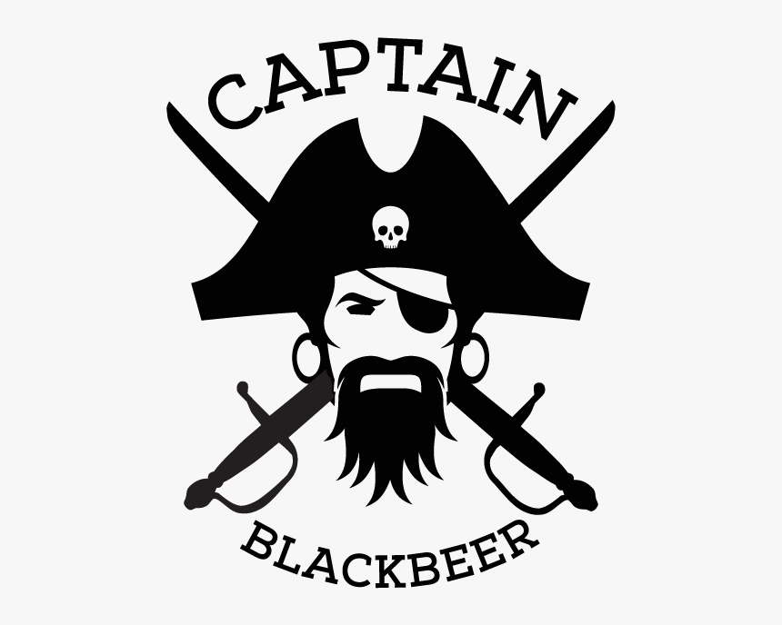 Blackbeer - Pirates Captain Logo, HD Png Download