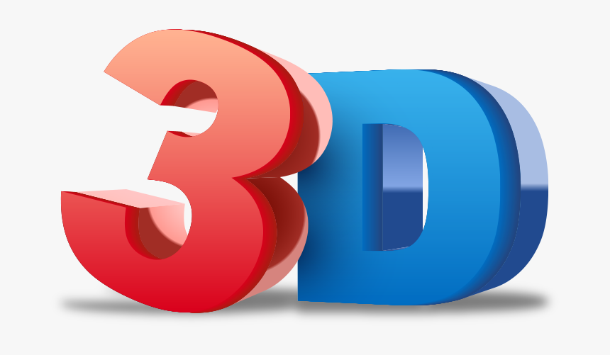 3d Png Transparent Image - 3d Png, Png Download