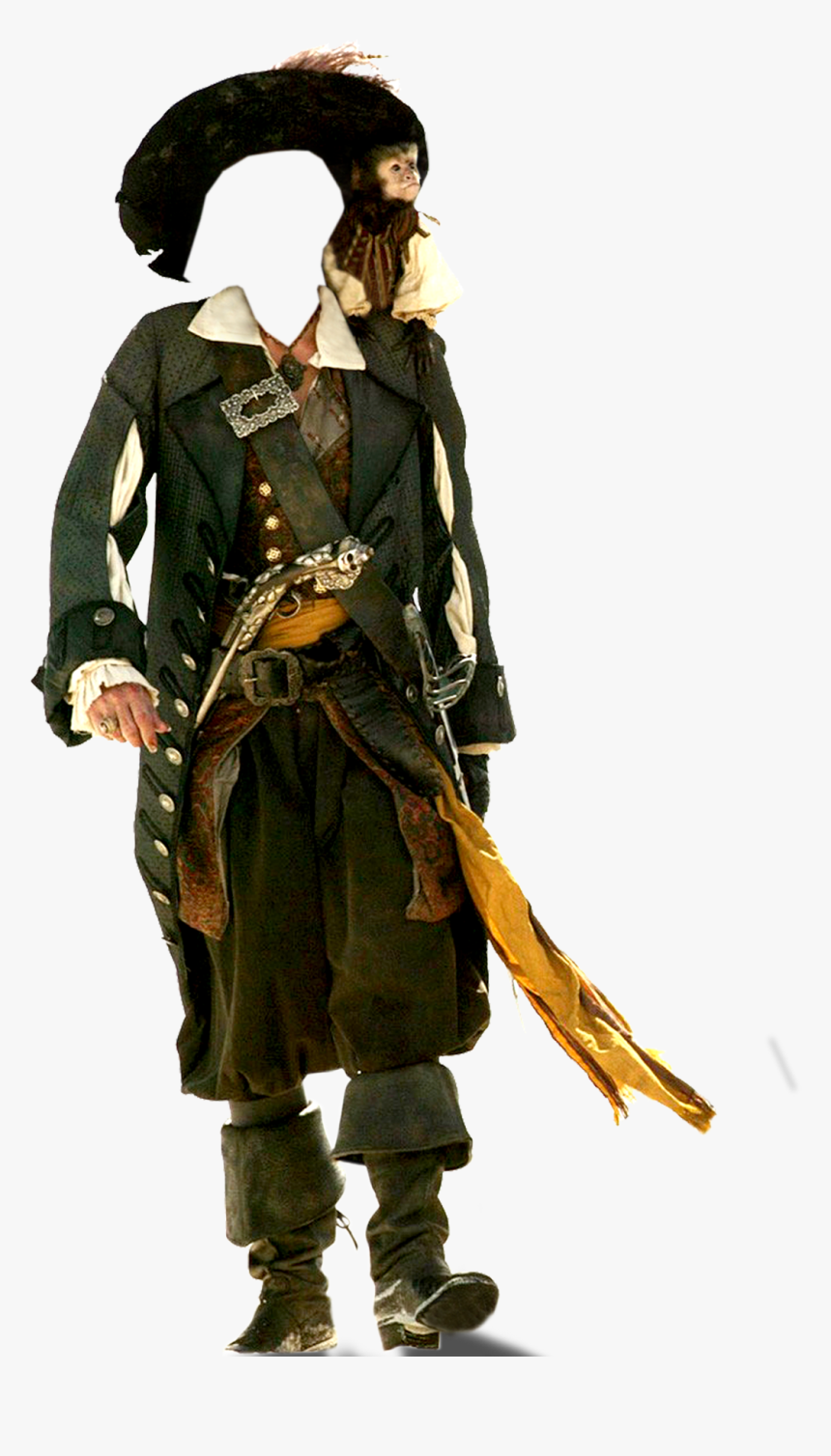 Clipart Coat Pirate - Jack Sparrow Elizabeth Barbossa, HD Png Download