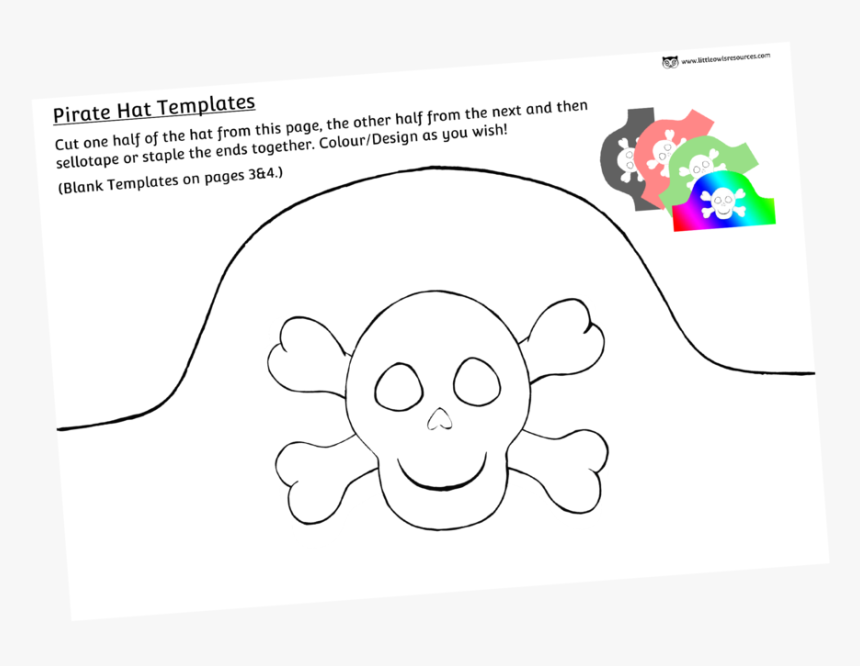 Pirate Hatcover, HD Png Download