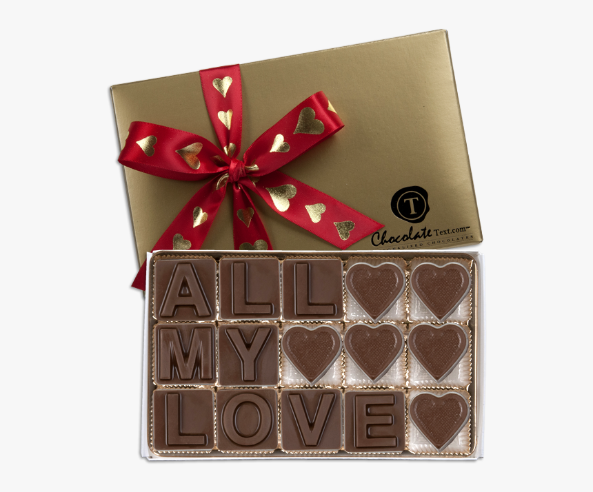 Pre-made Chocolate Boxes - Message Chocolate, HD Png Download