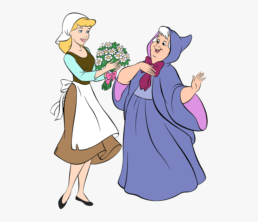 Cinderella Fairy Godmother, HD Png Download