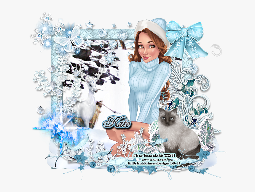 Ice Queen Ptu Cluster Frames - Merry Christmas, HD Png Download