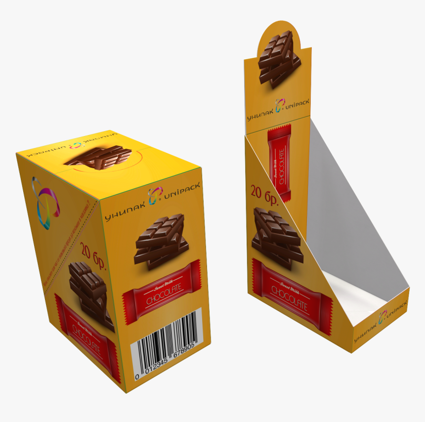 Chocolate Bar Display Box, HD Png Download