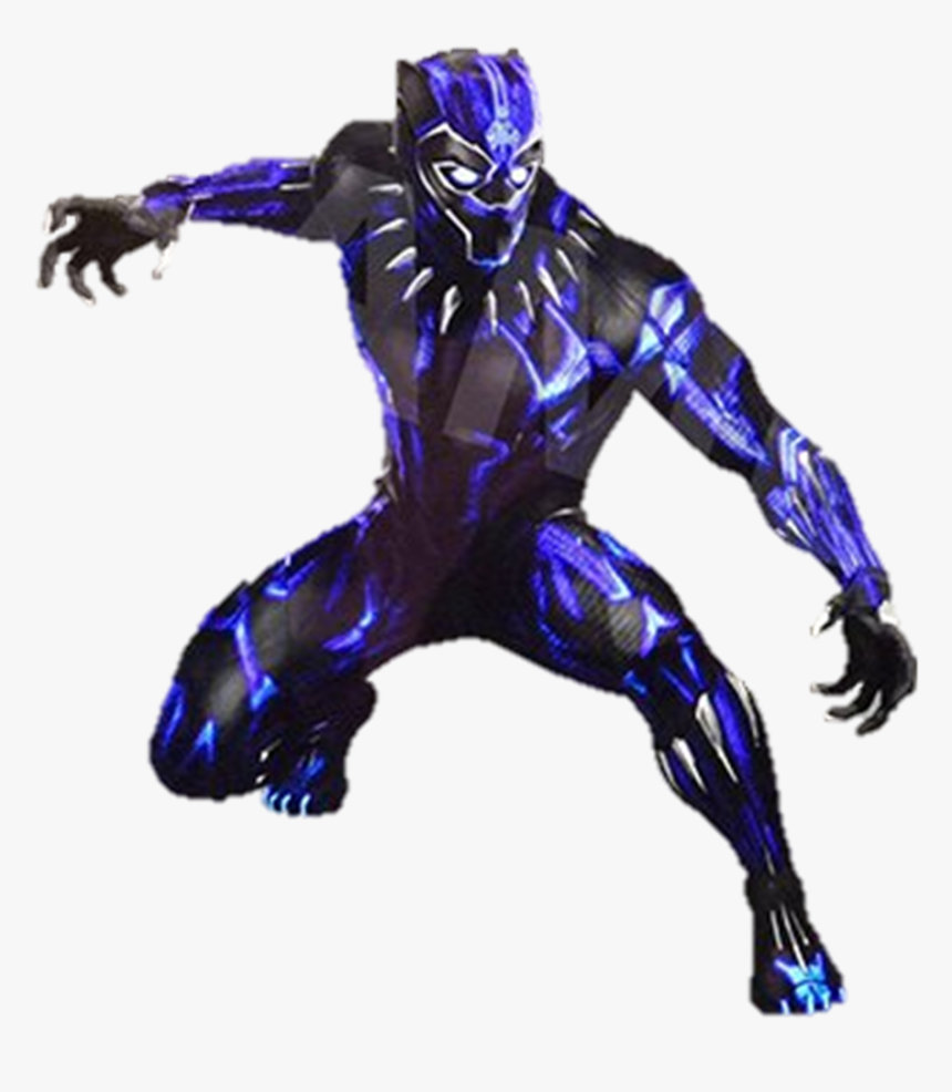 Black Panther Glow Suit, HD Png Download