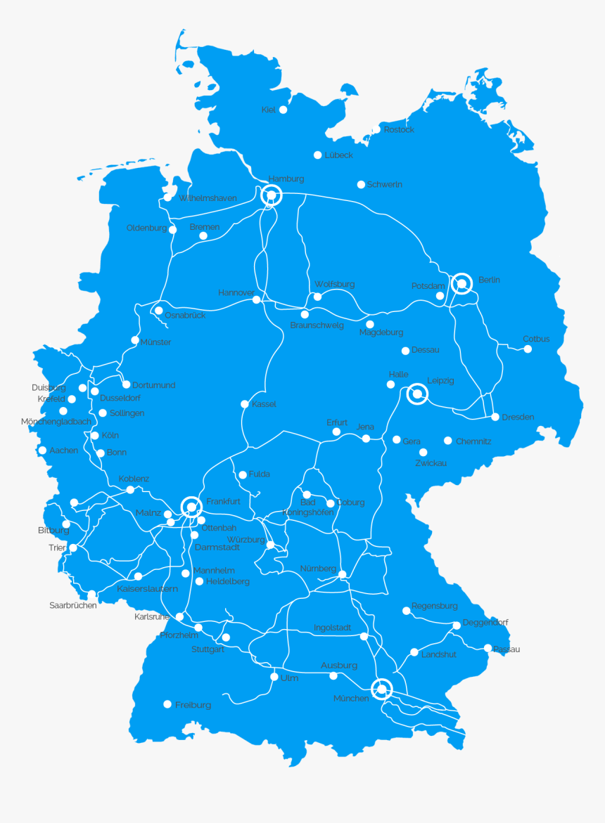 Германия карта пнг