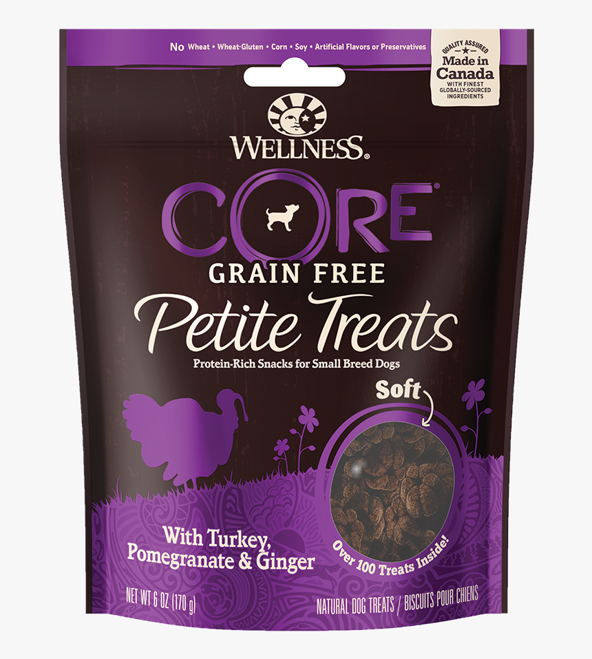 Wellness Core Petite Treats Soft Turkey - Wellness, HD Png Download
