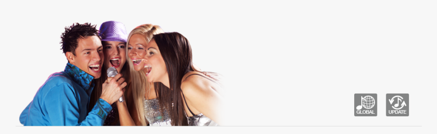 Dark Skin Girl Karaoke Png - Karaoke Singing Png, Transparent Png