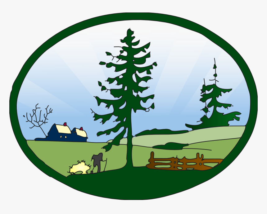 Country Grass Clipart - Country Clipart, HD Png Download