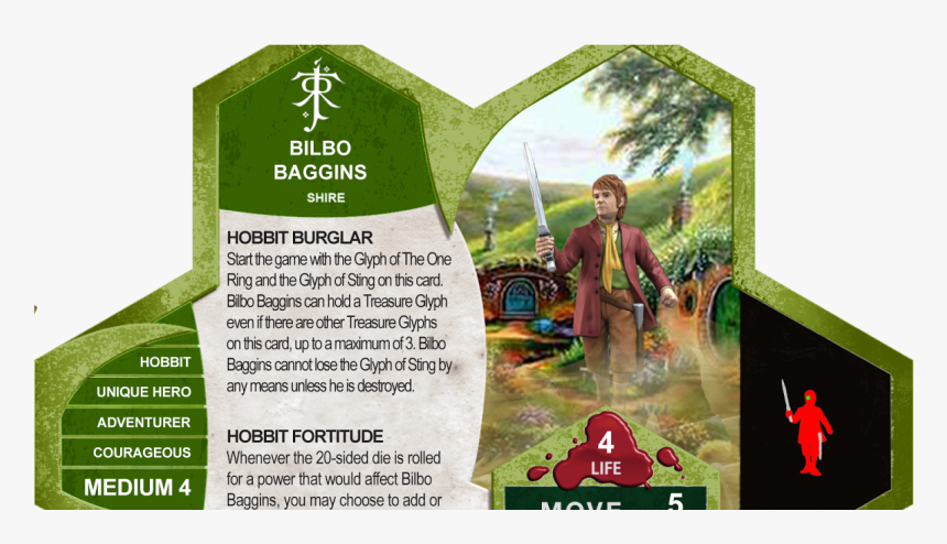 Hobbit Heroscape Cards, HD Png Download