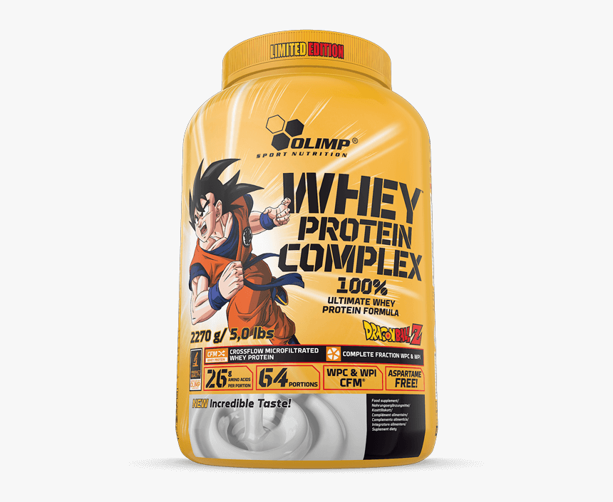 Olimp Whey Protein Complex 2270g Dragon Ball Z 
 Title - Olimp Whey Protein Complex Dragon Ball, HD Png Download