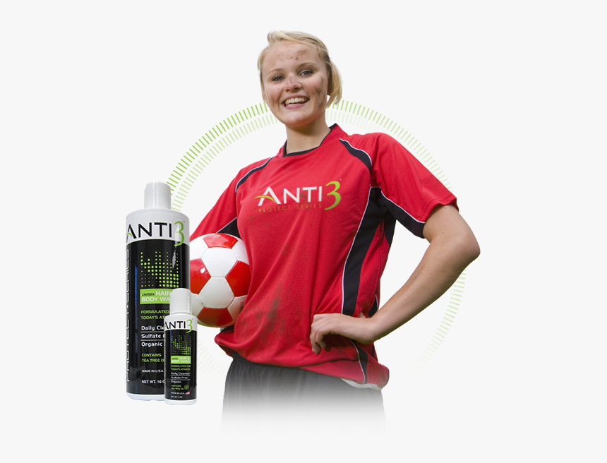 Anti3 Soccer Girl - Player, HD Png Download