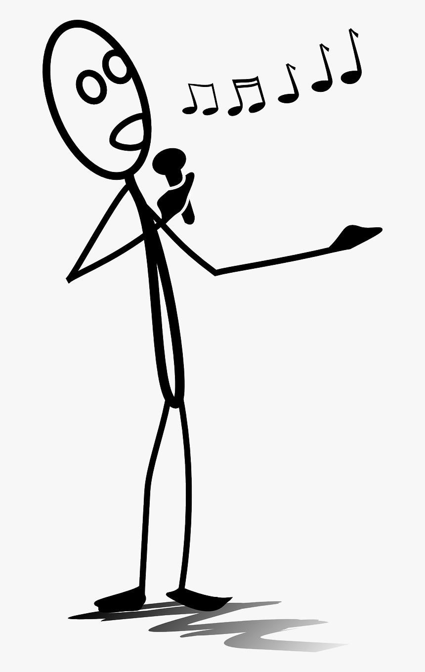 Stick Figure Singing, HD Png Download