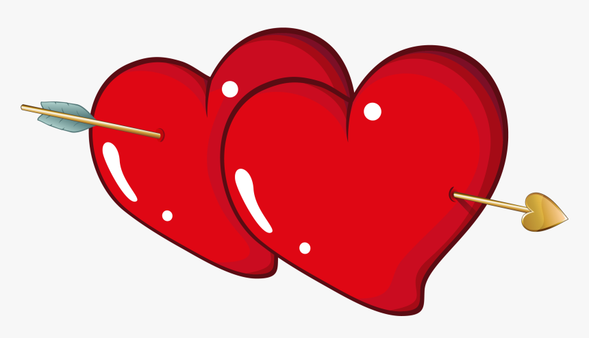 Heart With Arrow Png, Transparent Png