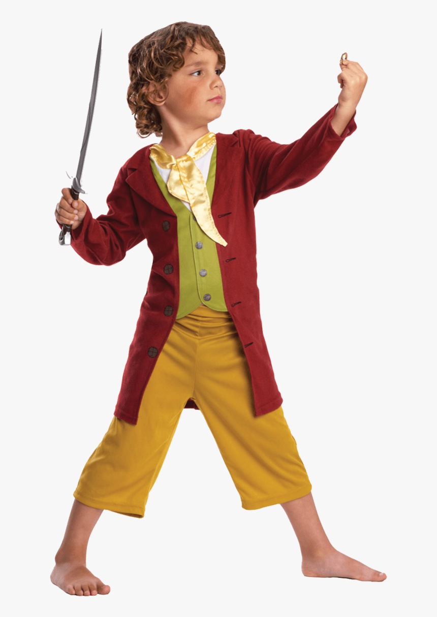 Child The Hobbit Bilbo Baggins Costume - Easy World Book Day Easy Book Character Costumes, HD Png Download
