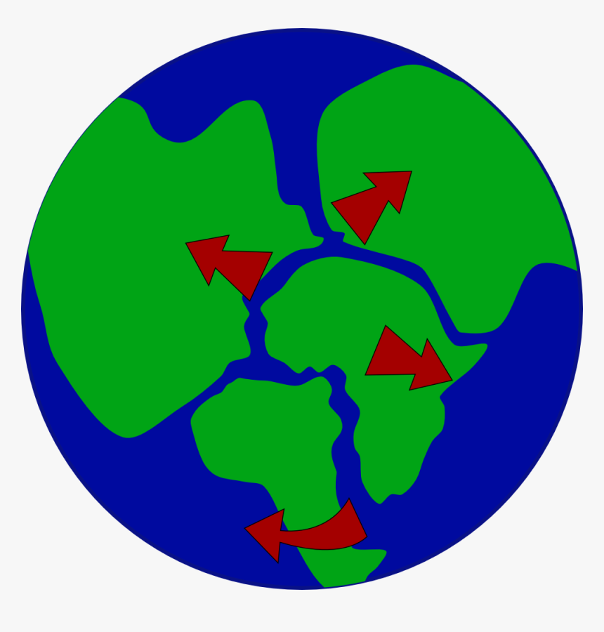 Clip Arts Related To - Breakup Of Supercontinent Pangaea Begins, HD Png Download