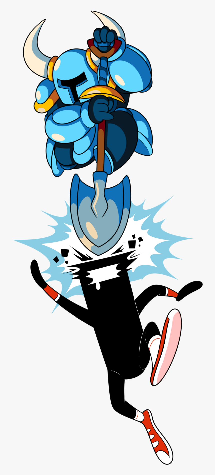 Jamesmantheregenold Indie Pogo Art - Shovel Knight Indie Pogo, HD Png Download