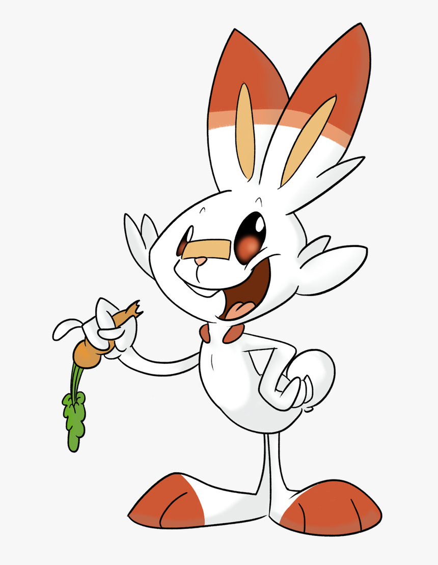 Domestic Rabbit Cartoon Clip Art Tail Animal Figure - Pokemon Sword And Shield Bugs Bunny, HD Png Download