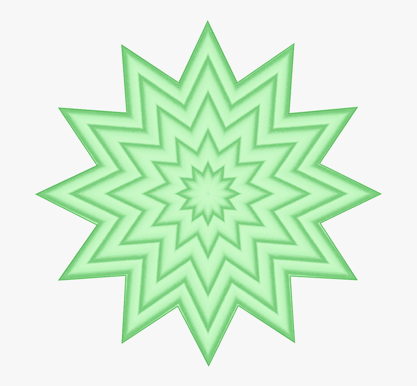 Green Pattern Clipart Of Stars - Nepal Flag High Resolution, HD Png Download