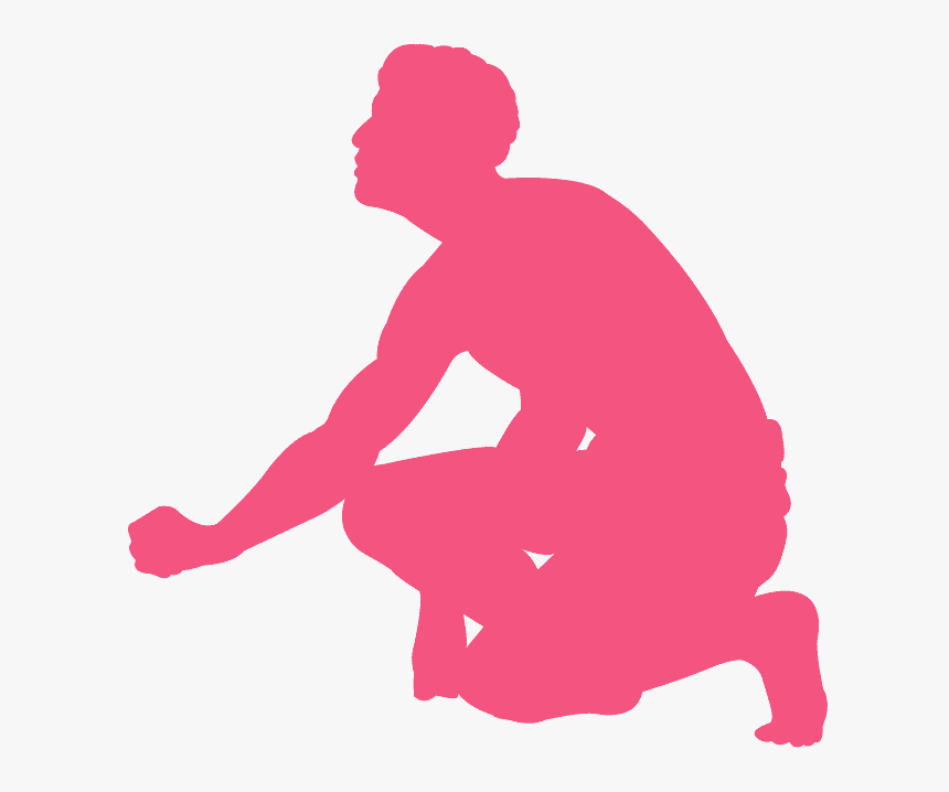 Kneeling Silhouette, HD Png Download