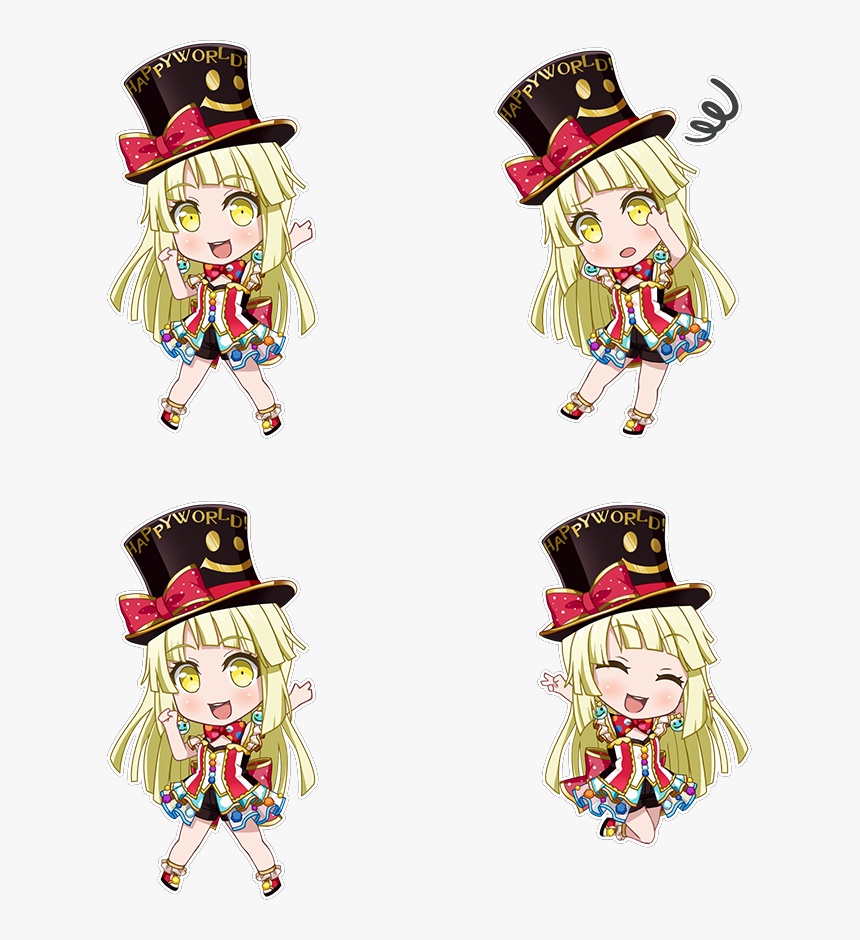 Chibi Smile Png - Bang Dream Kokoro Chibi, Transparent Png
