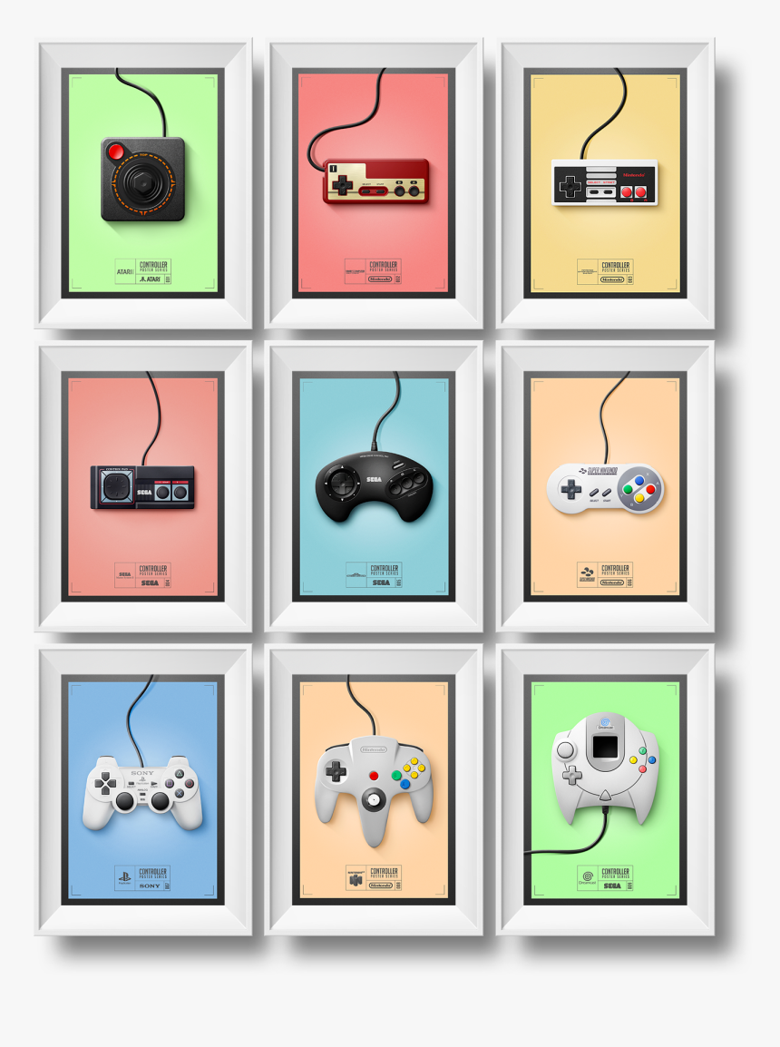Games Controller Poster, HD Png Download