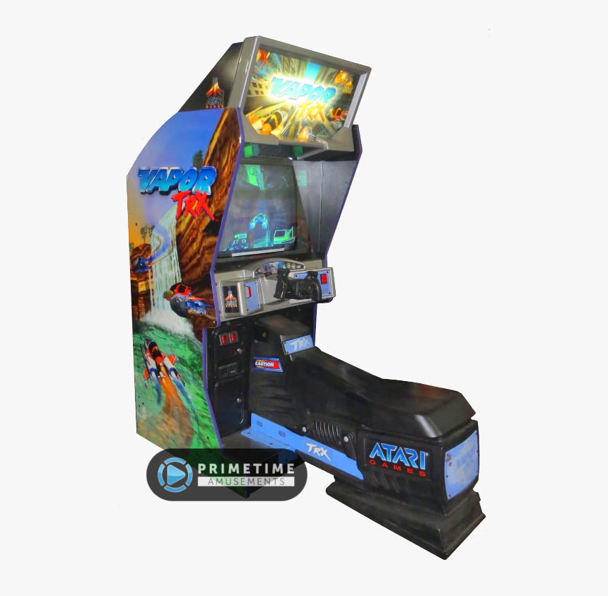 Vapor Trx Arcade Video Game By Atari Games - Futuristic Arcade Racing Game, HD Png Download
