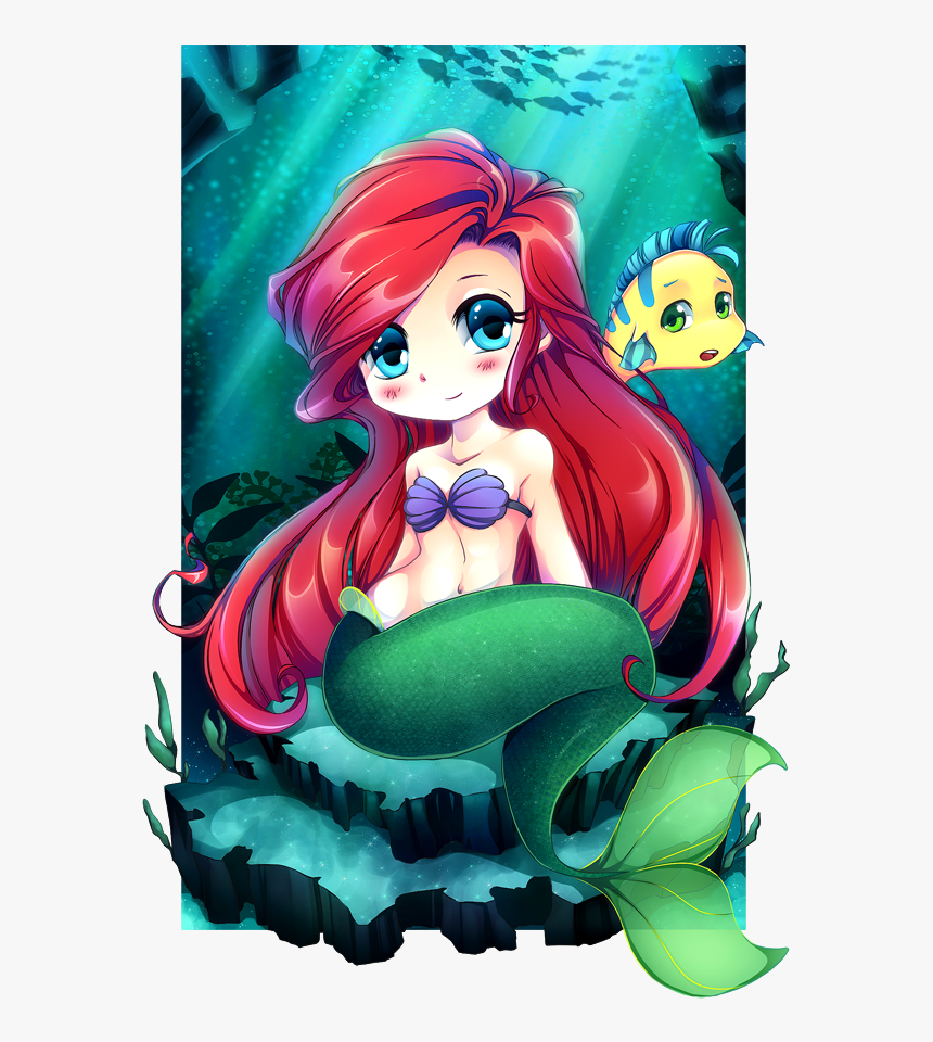 Ariel The Prince King Triton Green Fictional Character - Cartoon, HD Png Download