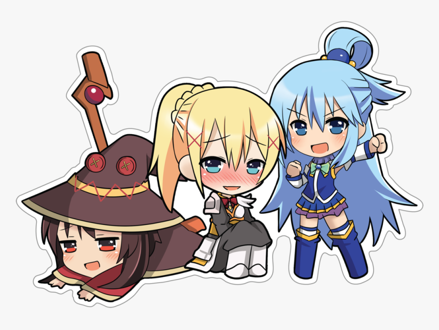 Konosuba Chibi Anime, HD Png Download