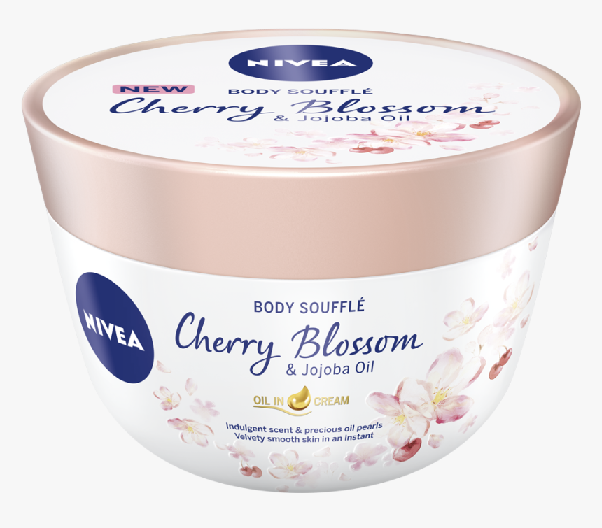 Nivea Body Souffle Cherry Blossom & Jojoba Oil, HD Png Download