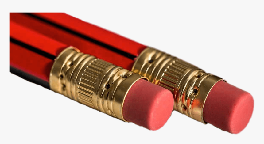 Pencils With Eraser - Transparent Pencil Eraser Png, Png Download
