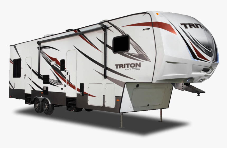 Triton Toy Hauler By Voltage - Coachmen Toy Hauler 5th Wheel, HD Png Download