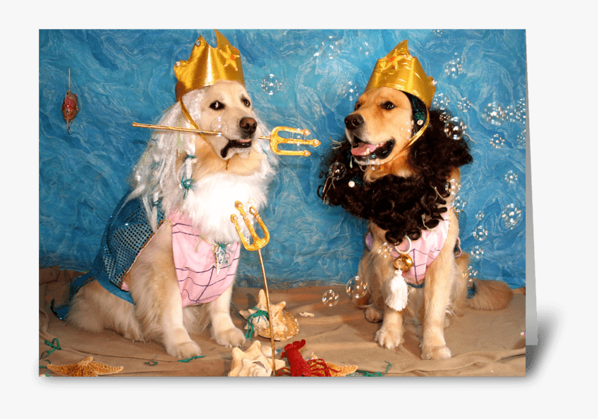 Poseidon And Triton Birthday Greeting Card - Greek God Of The Sea, HD Png Download