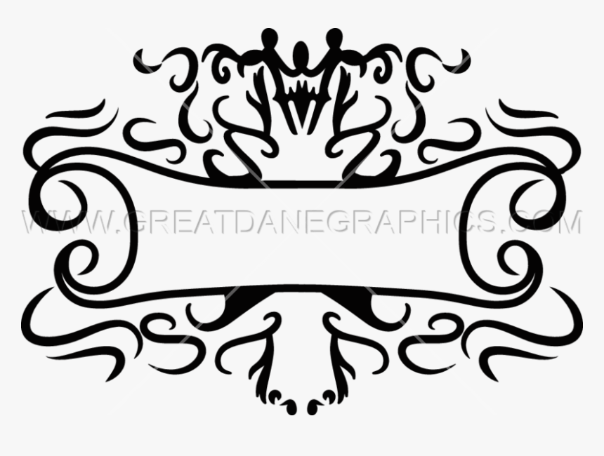 Decorative Scroll Png - Clip Art, Transparent Png