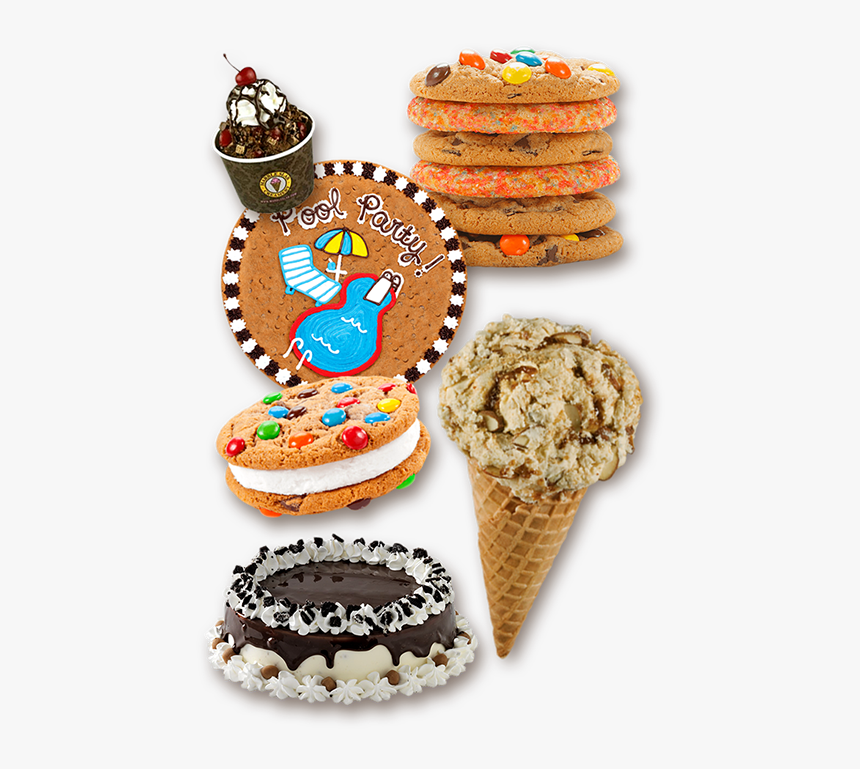 Transparent Stack Of Cookies Png - Cookie Cake, Png Download