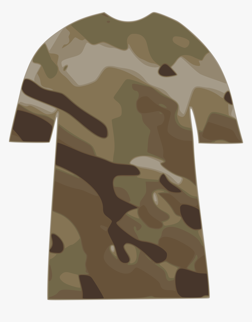 Hd T Shirt Military - Camo Shirt Clip Art, HD Png Download