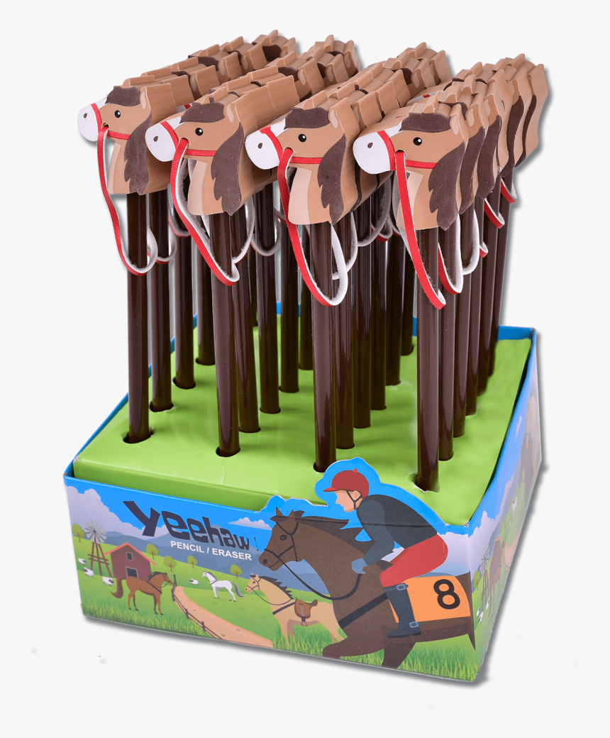 Hobbyhorse With Eraser - Wood, HD Png Download