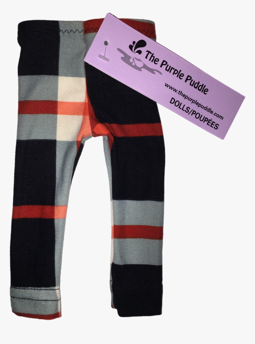 Clip Art Pepper Plaid Doll Leggings - Pajamas, HD Png Download